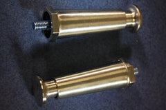 TurboChef - 100788 - Leg, NGC, 4'', Aluminum, Black Poweder-Coat (Starbucks)